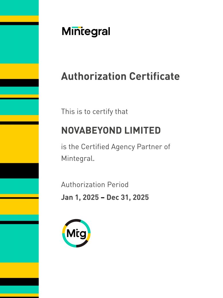 We have officially been recognized as a certified agency partner of Mintegral!