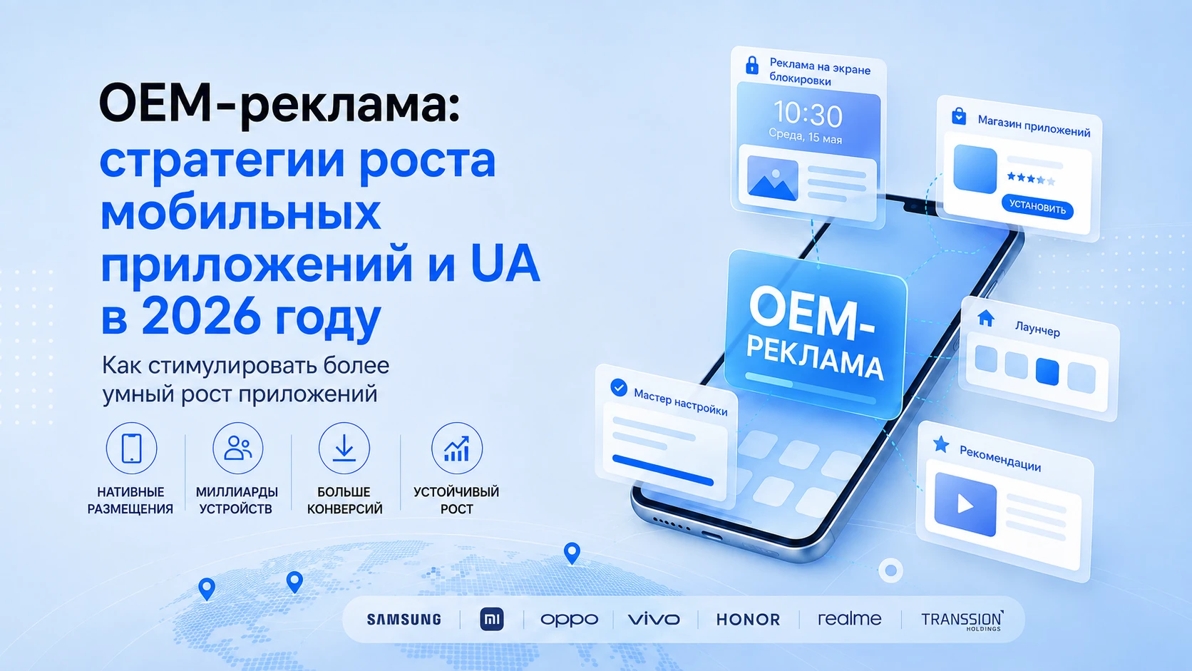 OEM-реклама: стратегии роста мобильных приложений и UA в 2026 году