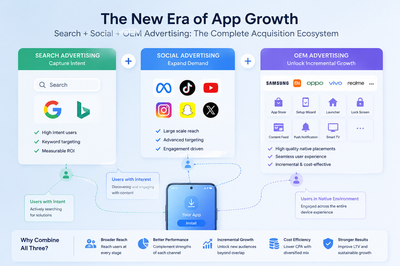 Search + Social + OEM-реклама Search + Social + OEM-реклама
