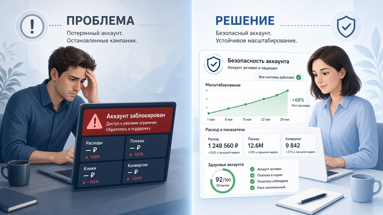 Агентские рекламные аккаунты дают стабильность в отличие от частых блокировок самостоятельно открытых аккаунтов Агентские рекламные аккаунты дают стабильность в отличие от частых блокировок самостоятельно открытых аккаунтов