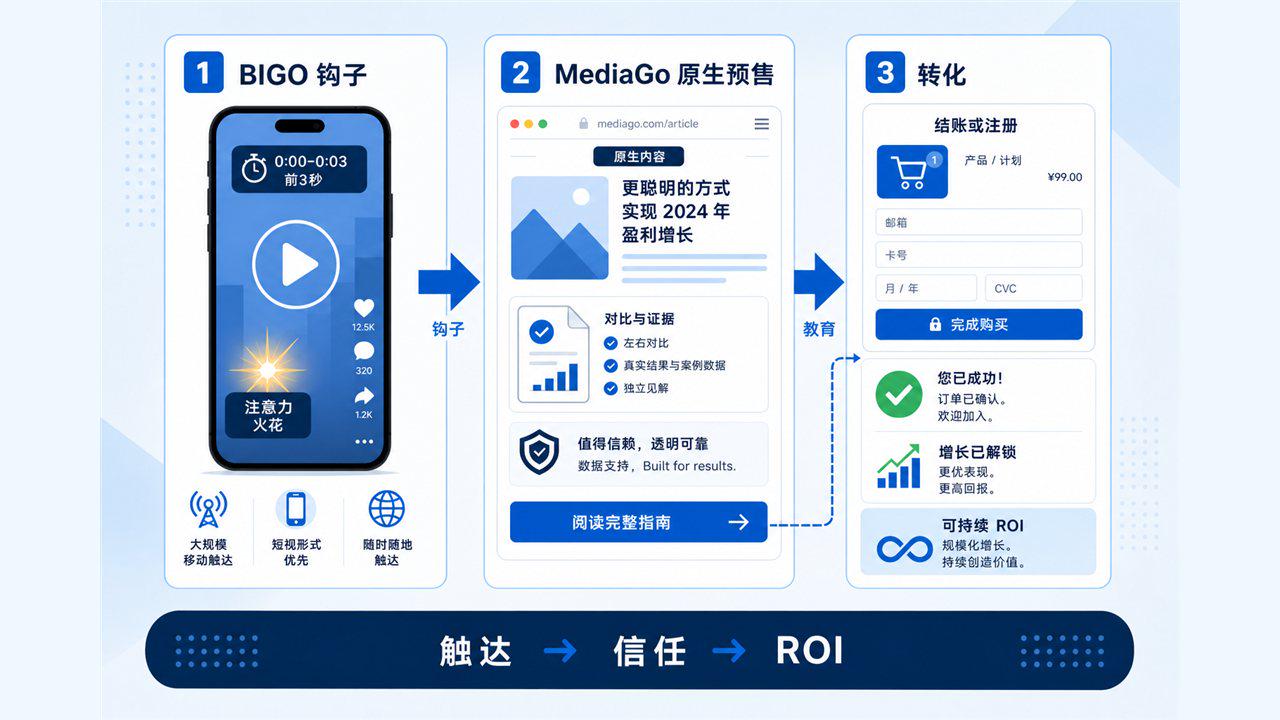 组合BIGO Ads与MediaGo广告系列的实战方案 组合BIGO Ads与MediaGo广告系列的实战方案