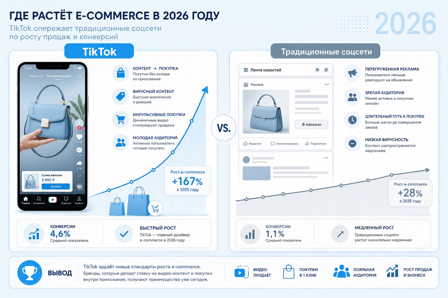 Рост e-commerce и конверсии TikTok в 2026 Рост e-commerce и конверсии TikTok в 2026