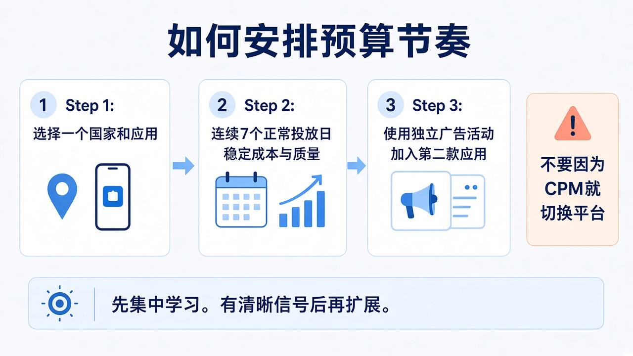 从单一国家Kwai或SnackVideo测试,到独立运行两个应用的预算分配流程 从单一国家Kwai或SnackVideo测试,到独立运行两个应用的预算分配流程