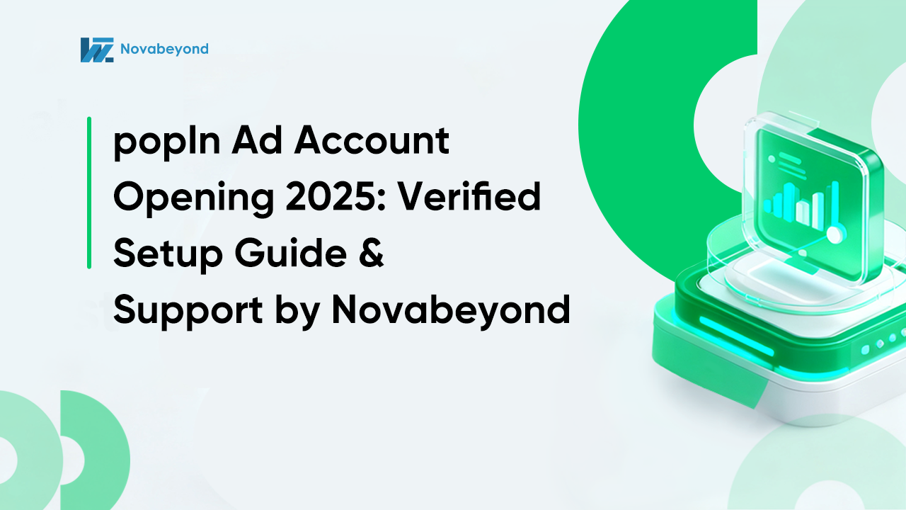 popIn Ad Account Opening 2025: Verified Setup Guide & Agency Support by Novabeyond