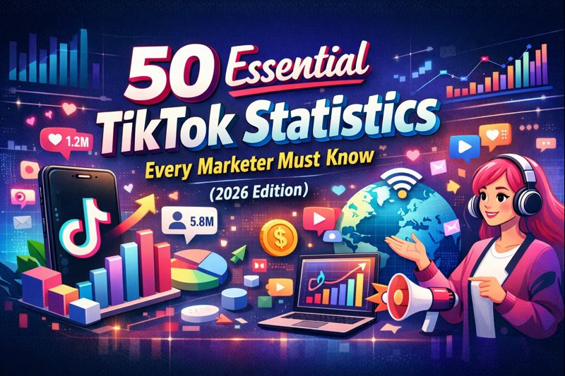 50 Essential TikTok Statistics Every Marketer Must Know (2026 Edition)