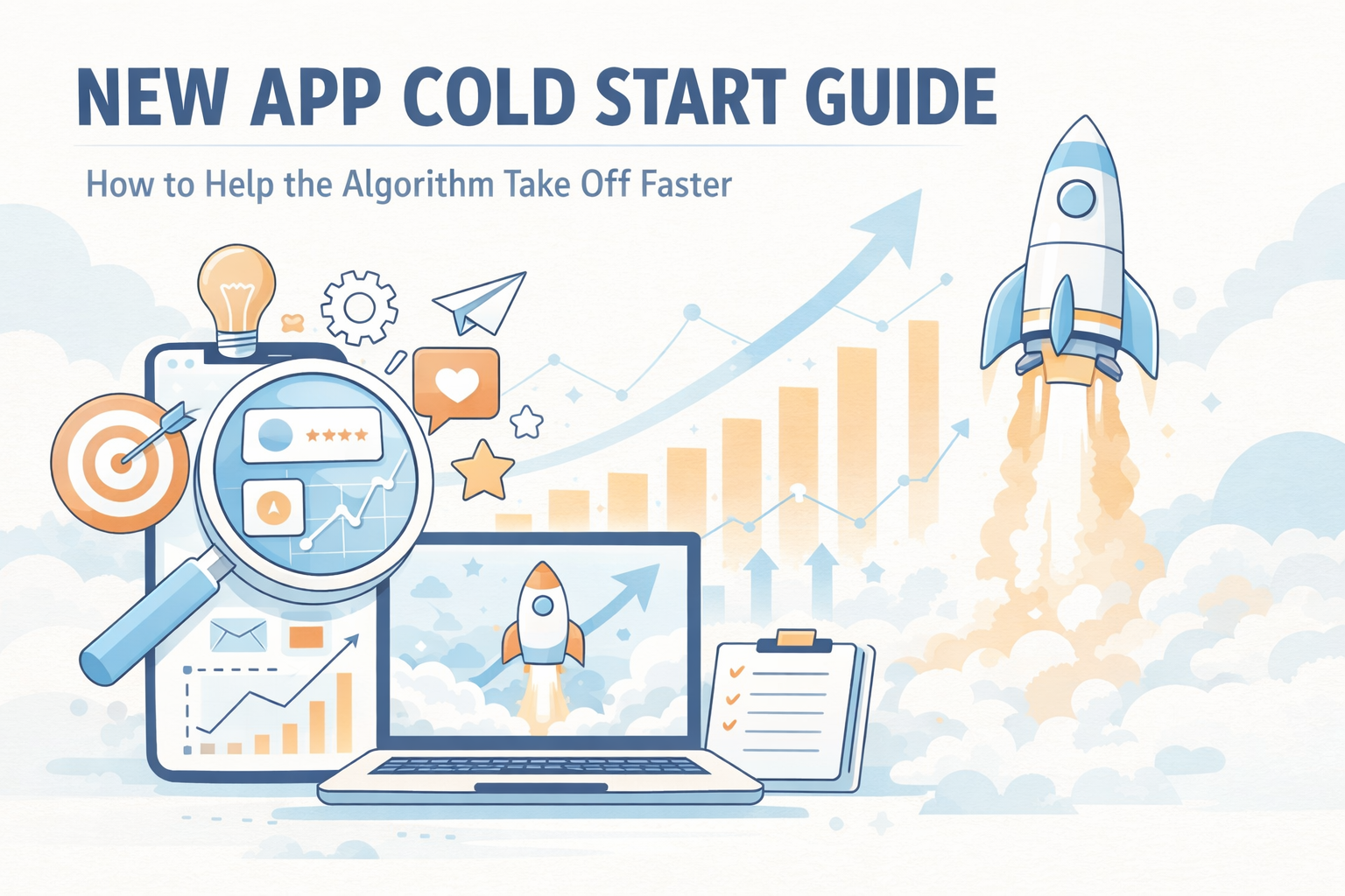 New App Cold Start Guide: How to Help the Algorithm Take Off Faster