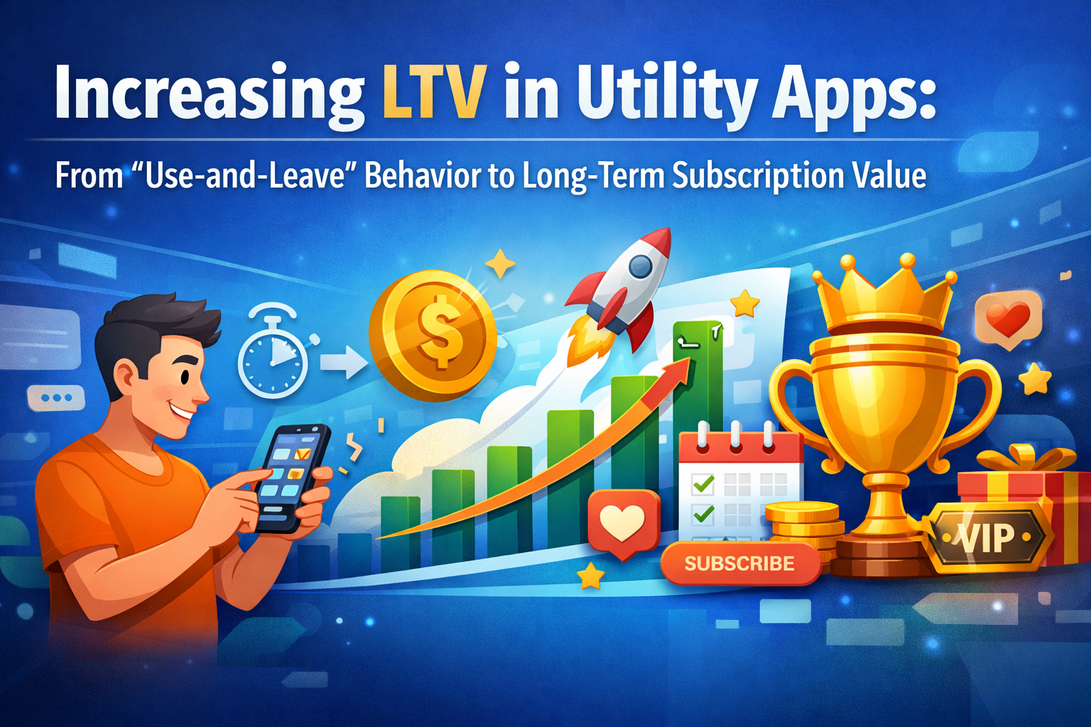Increasing LTV in Utility Apps:From “Use-and-Leave” Behavior to Long-Term Subscription Value